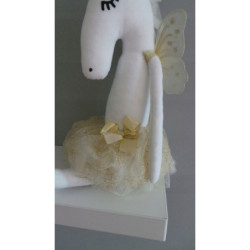 Jednorozec Unicorm 90CM na prezent Hand Made