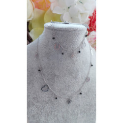 Celebrytka bransoletka SERCE KONICZYNA SREBRNA