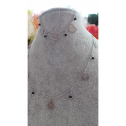 Celebrytka bransoletka SERCE KONICZYNA SREBRNA