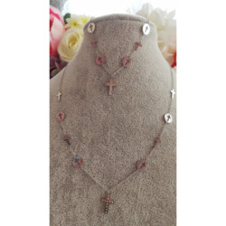 Celebrytka bransoletka KRZYŻ KRZYŻE STAL SREBRNA