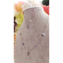 Celebrytka bransoletka KRZYŻ KRZYŻE STAL SREBRNA