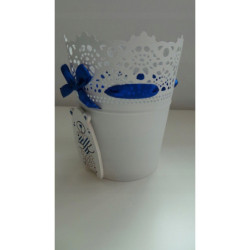 Doniczka, osłonka przybornika na kredki MIŚ