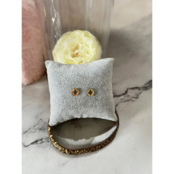 Złote kolczyki wkrętki KONICZYNKI STAL 316L