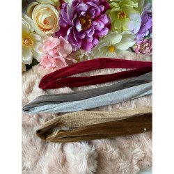 Opaska do włosów profilowana welurowa PIN-Up KOLOR