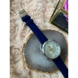 Zegarek KURREN srebrny ruchome cyrkonie HIT