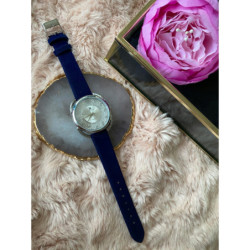 Zegarek KURREN srebrny ruchome cyrkonie HIT