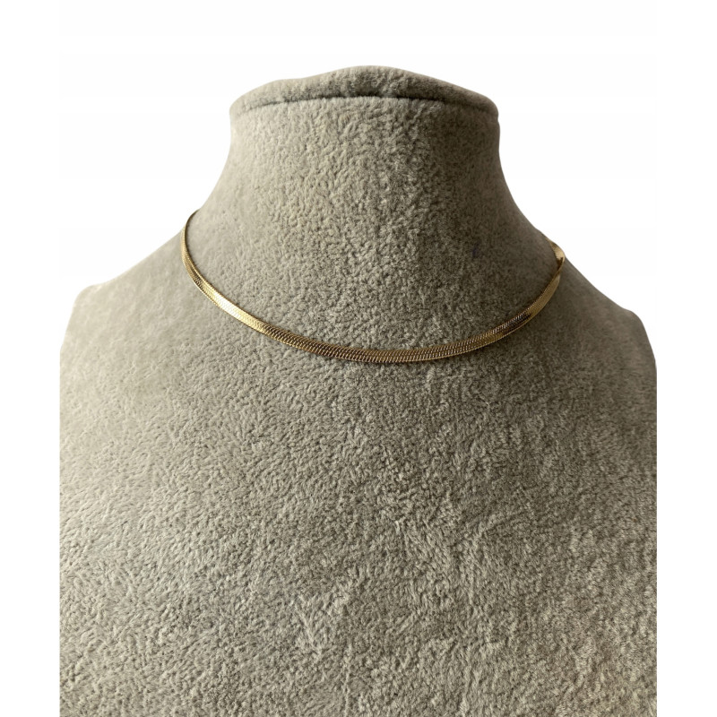 1058 Celebrytka Blueberry żmijka Piękna Stal 316L