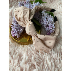 Opaska do włosów pin-up szeroka kropki 5 KOLORÓW