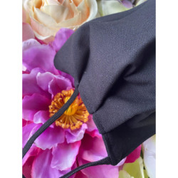 Maseczka bawełniana wielorazowa CZARNA MASKA