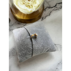 708 Nausznica zacisk CYRKONIA stal HIT