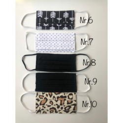 Maseczka bawełniana wielorazowa 10 wzorów MASKA