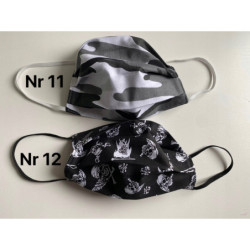 Maseczka bawełniana wielorazowa 10 wzorów MASKA