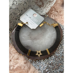 Bransoletka Blueberry Gwiazdka cyrkonie złota