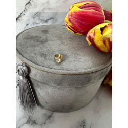 708 Nausznica zacisk CYRKONIA stal HIT