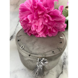 724 SREBRNY łańcuszek celebrytka SERCE Stal 316L