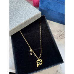 485 Złoty naszyjnik NA PREZENT DELIKATNY STAL 316L