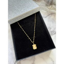 1246 Złoty łańcuszek celebrytka NA PREZENT Stal