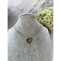 828 Złoty łańcuszek celebrytka SERCE SERDUSZKO