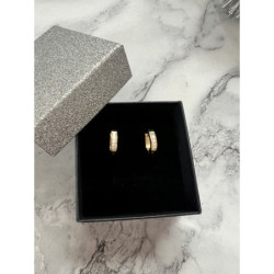 1353 Złote kolczyki z. angielskie CYRKONIE STAL