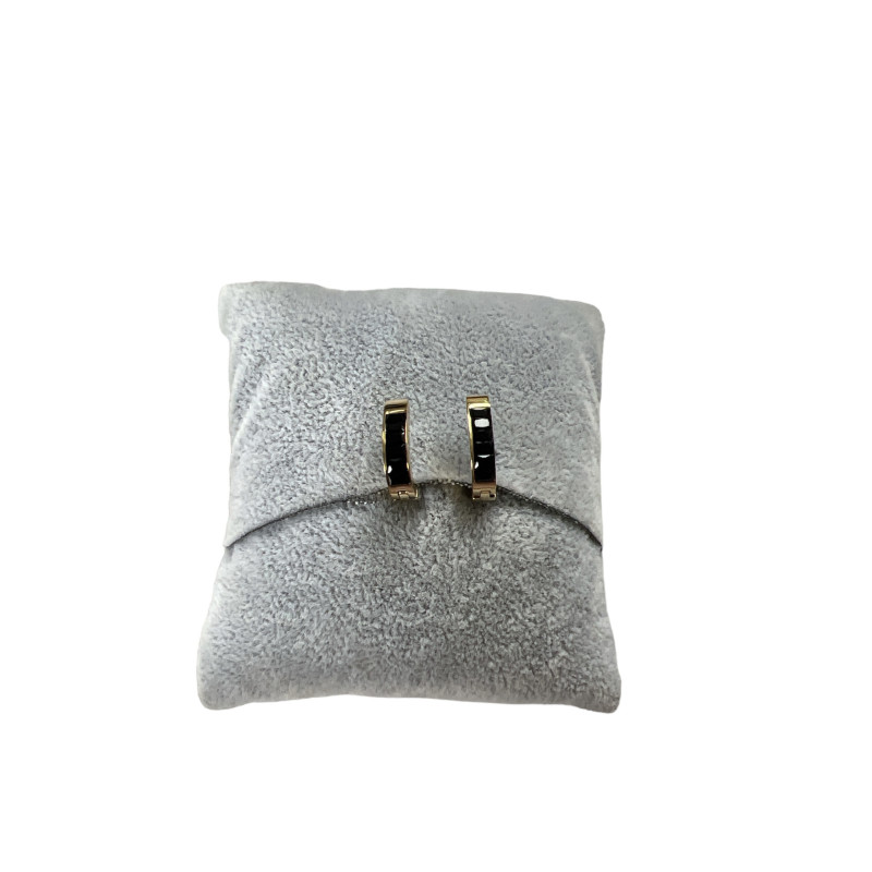 1354 Złote kolczyki z. angielskie CYRKONIE STAL