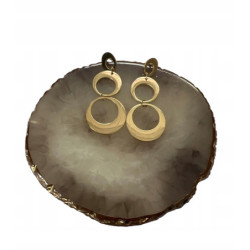 1369 Złote kolczyki KÓŁKA...