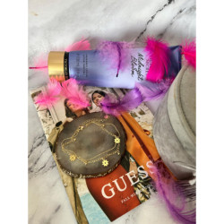 995 Bransoletka na nogę kostkę KWIATKI STAL 316L