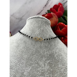 301 Naszyjnik różaniec KORALIKI NIESKOŃCZONOŚĆ