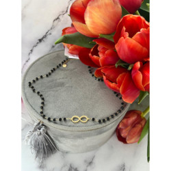 301 Naszyjnik różaniec KORALIKI NIESKOŃCZONOŚĆ