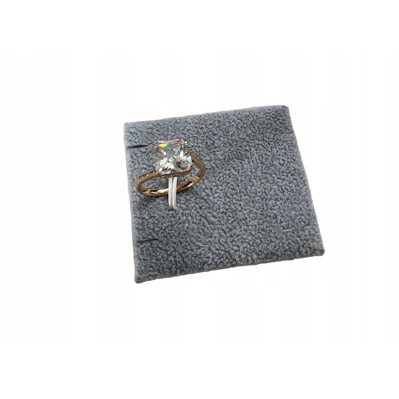 300 Pierścionek CYRKONIE KRYSZTAŁ GÓRSKI r 10/20mm