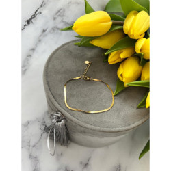 731 Bransoletka ŻMIJKA delikatna STAL 316L