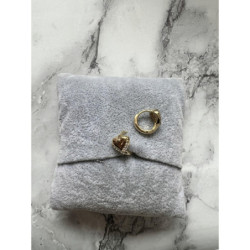 1110 Złote kolczyki dla dziewczynki dziecka SERCA