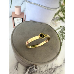 317 Sztywna bransoletka złota NA PREZENT STAL 316