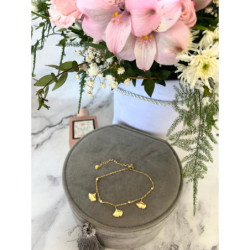 792 Bransoletka na nogę kostkę GINKO STAL 316L