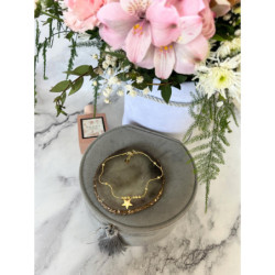 261 Bransoletka na nogę kostkę GWIAZDKA STAL 316L