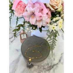 261 Bransoletka na nogę kostkę GWIAZDKA STAL 316L