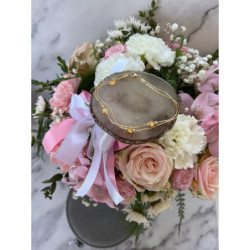 746 Bransoletka na nogę kostkę SERCA STAL 316L