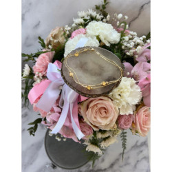 746 Bransoletka na nogę kostkę SERCA STAL 316L