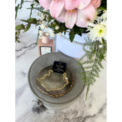 907 Bransoletka na nogę kostkę ŻMIJKA STAL 316L