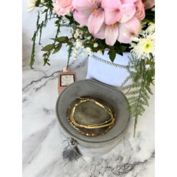 329 Bransoletka na nogę kostkę ŻMIJKA STAL 316L