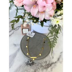 1071 Bransoletka na nogę kostkę BLUEBERRY SERCA