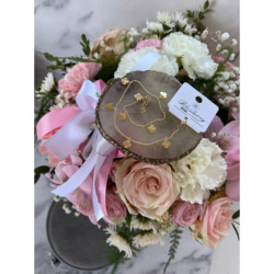 397 Bransoletka na nogę kostkę BLUEBERRY KONICZYNA