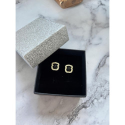 961 Złote kolczyki delikatne NA PREZENT STAL 316L