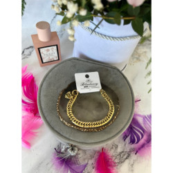 577 Złota bransoletka BLUEBERRY SERCE STAL 316L