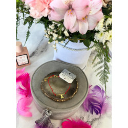 1145 Bransoletka BLUEBERRY na sznurku PREZENT 316