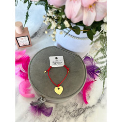 458 Bransoletka na sznurku Blueberry SERCE Stal