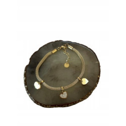 902 Złota bransoletka SERCA...