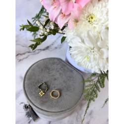 1309 Pierścionek na gumce KONICZYNKA KOMPLET 2szt